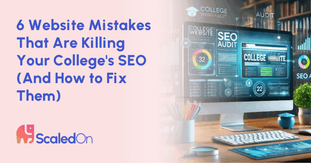 6 website mistakes that are killing your colleges seo and how to fix them 1
