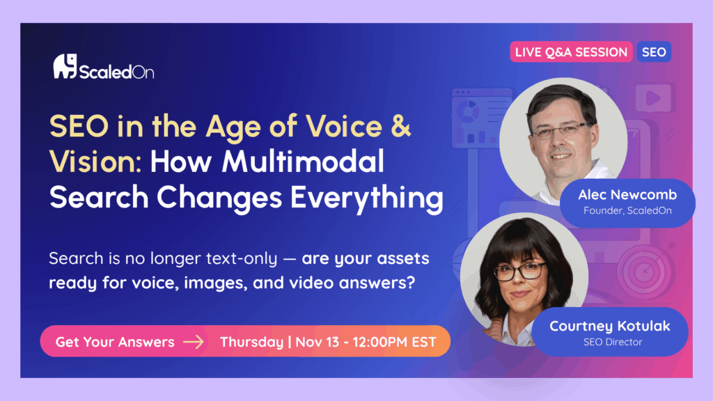 Scaledon Live Q&Amp;A – Seo 1 seo 1113 final 1