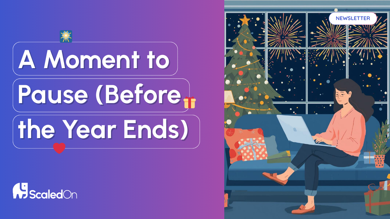 a moment to pause before the year ends