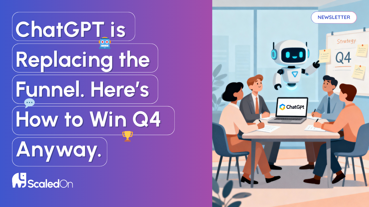 chatgpt is replacing the funnel. heres how to win q4 anyway. 1