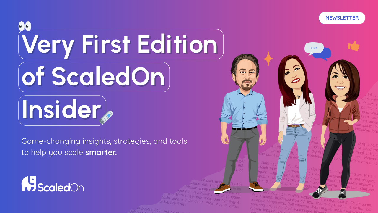 scaledon insider newsletter template