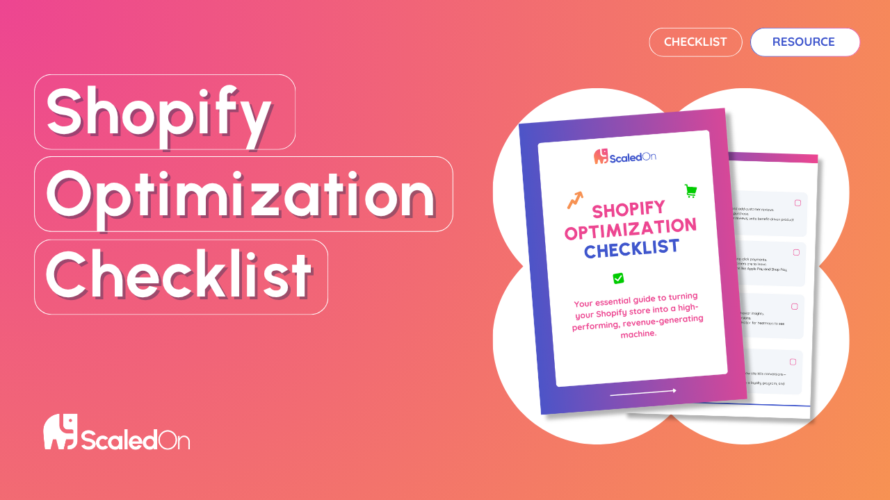 shopify optimization checklist 1