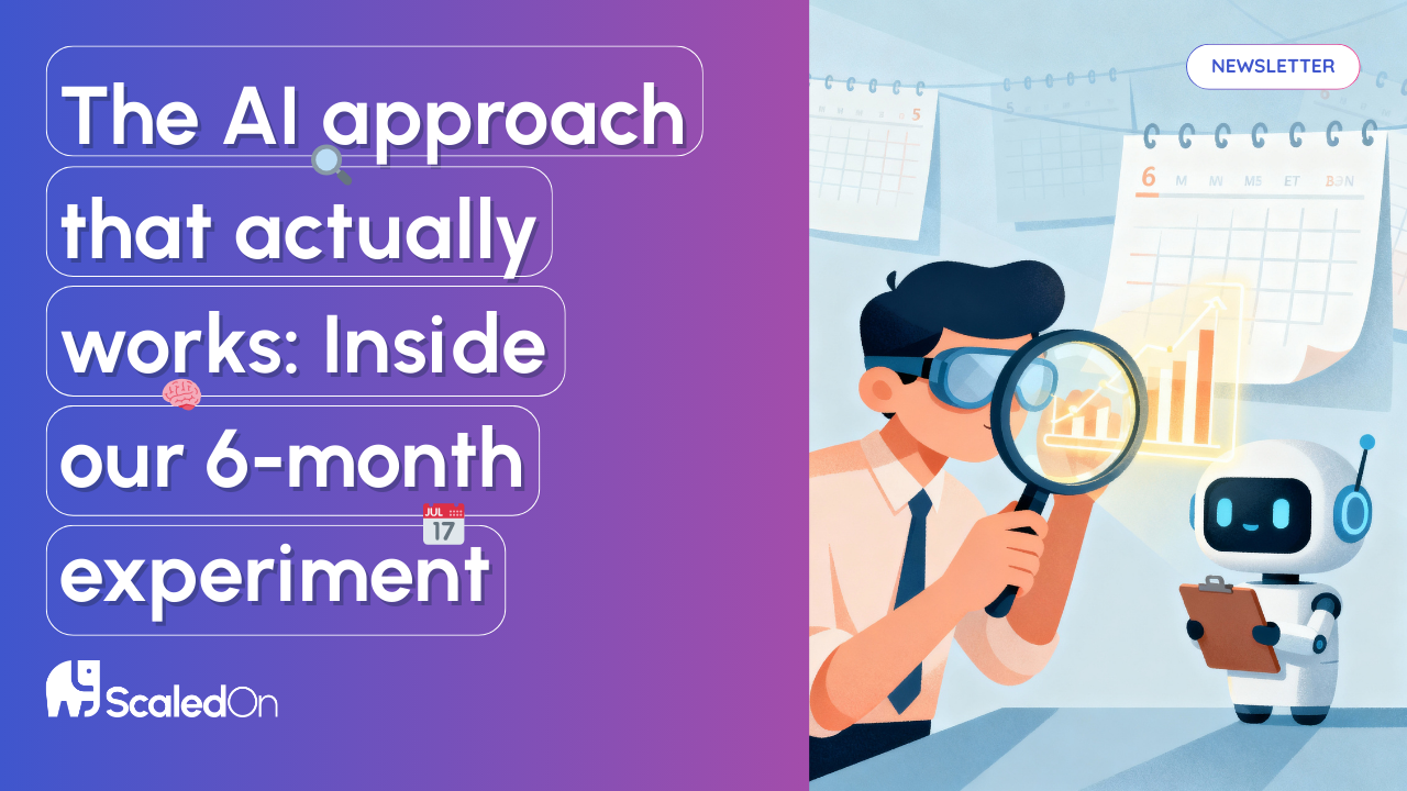 the ai approach that actually works inside our 6 month experiment 2