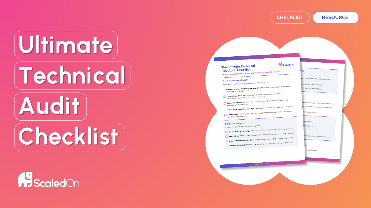 ultimate technical audit checklist