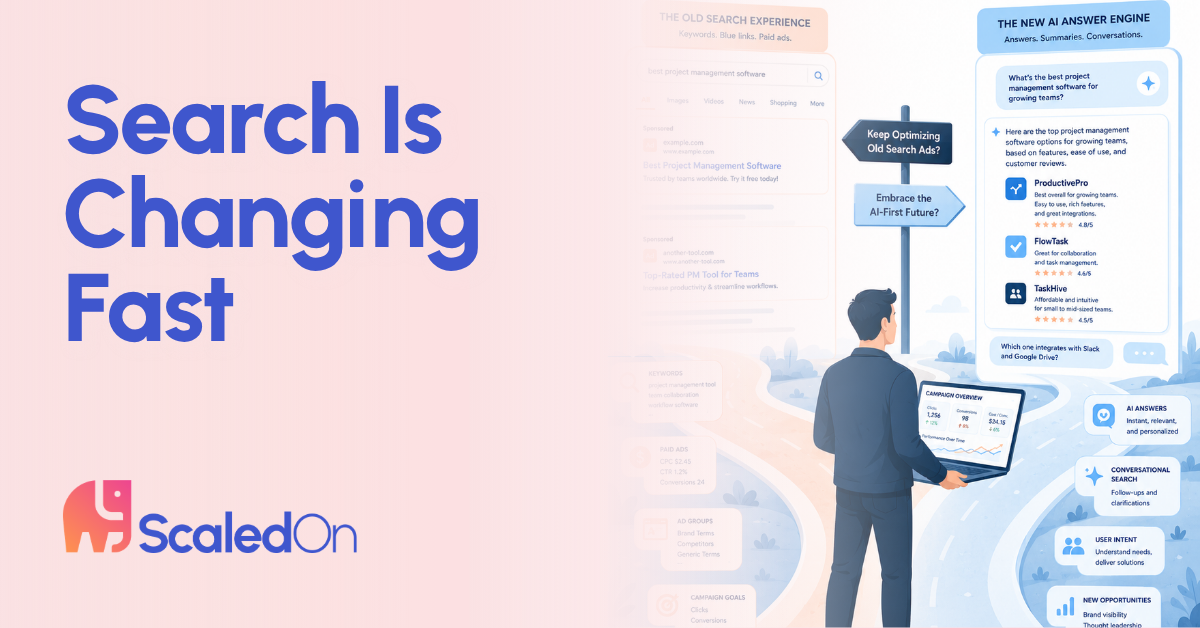 your google ads are built for a search experience thats being replaced