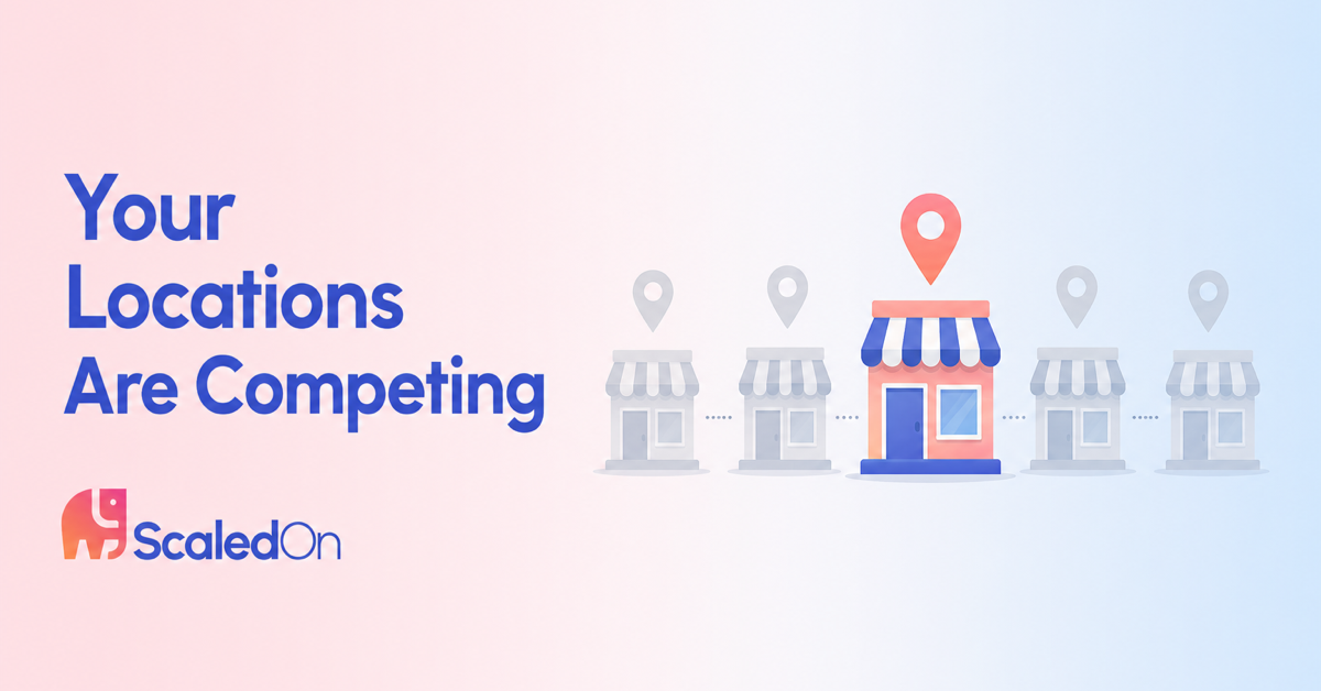 your locations are competing