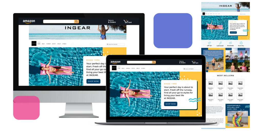 Amazon Storefront Design 7 scaledon website